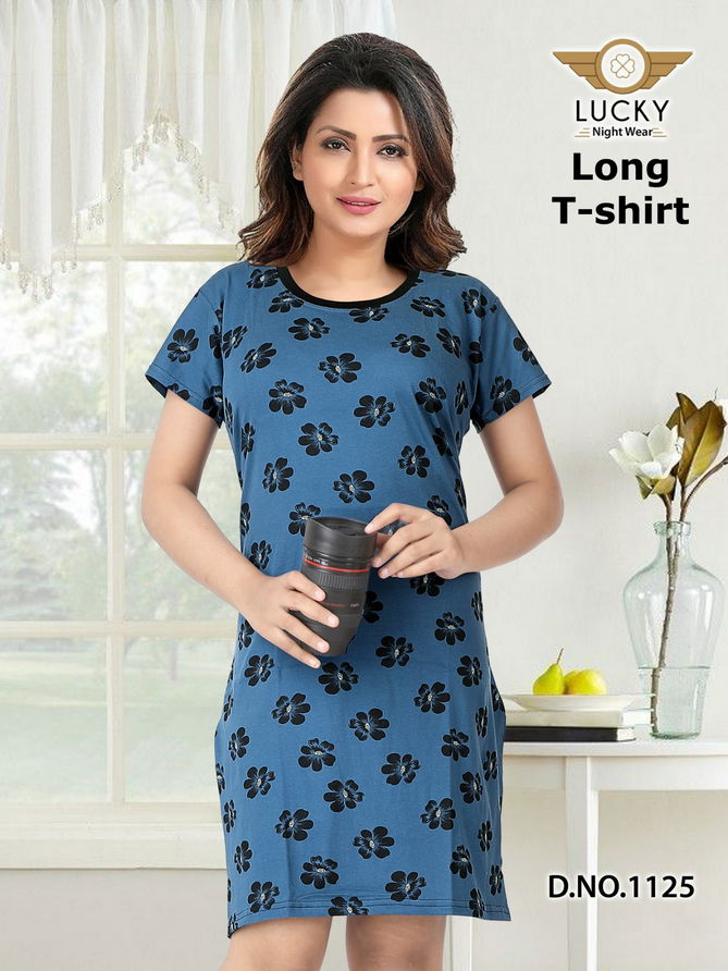 Lucky Hosiery Cotton Night Suits Ladies Top Catalog